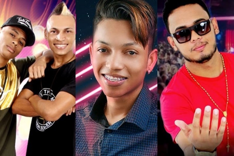 Foto: Pancadeixxon, Silfarley e Adriano Aguiar juntos na