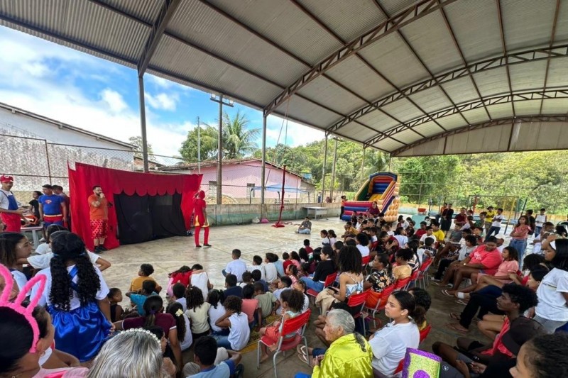 Foto: Divulgação - Caravana da Alegria: Ação da Prefeitura leva brincadeiras, diversão e música para Itabela e distritos