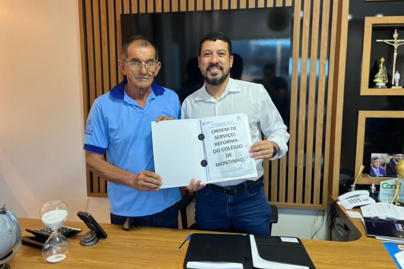 Foto: Divulgação - Prefeito Ricardo Flauzino autoriza reforma do Colégio Carlos Alberto Parracho em Montinho