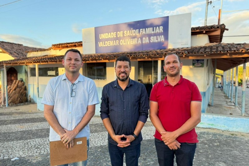 Foto: Divulgação - Prefeito Ricardo Flauzino realiza visita técnica e anuncia reforma de unidade de saúde em Monte Pascoal