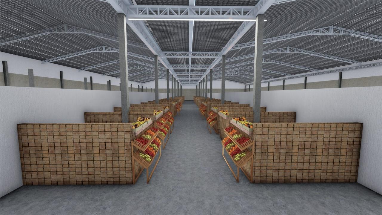Reestruturação do Mercado Municipal é uma obra muito esperada pela população de Itabela. (Foto: Divulgação)