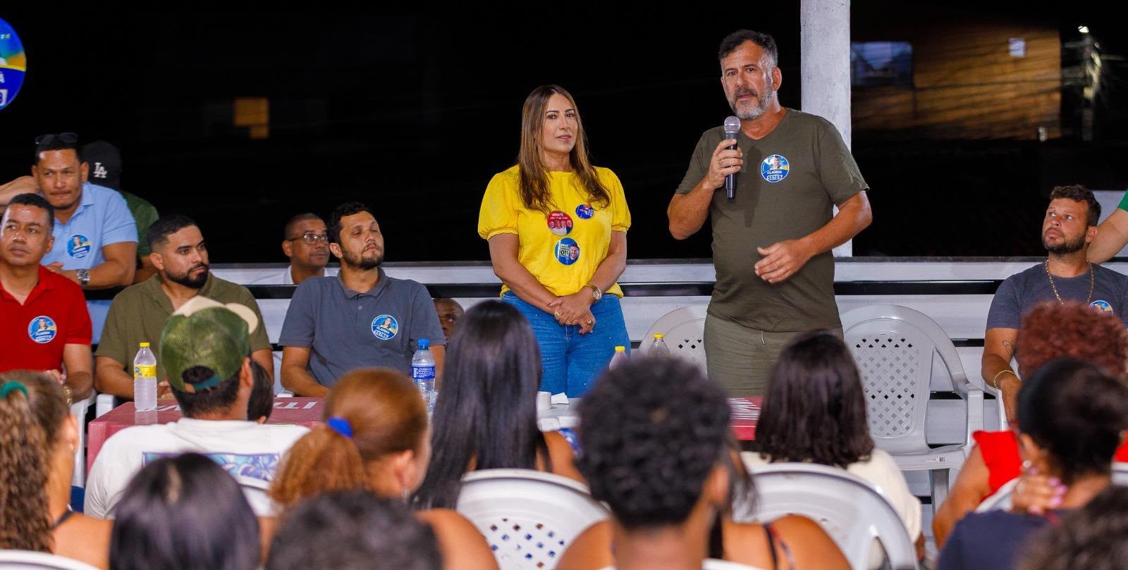 Com forte apoio popular, Arraial d’Ajuda reúne lideranças em encontro com Cláudia Oliveira Com forte apoio popular, Arraial d’Ajuda reúne lideranças em encontro com Cláudia Oliveira