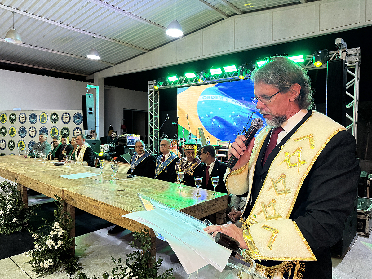 Novo Venervel Mestre, Edgar Goulart, falou sobre a misso que agora assume. (Foto: Alex Gonalves/BAHIA DIA A DIA)