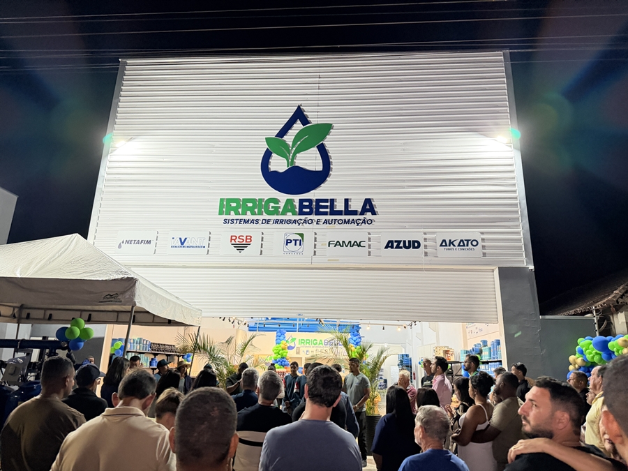 IrrigaBela consolida nova fase com loja ampliada e mais tecnologia para o produtor rural em Itabela. (Foto: Divulgação) IrrigaBela consolida nova fase com loja ampliada e mais tecnologia para o produtor rural em Itabela. (Foto: Divulgação)