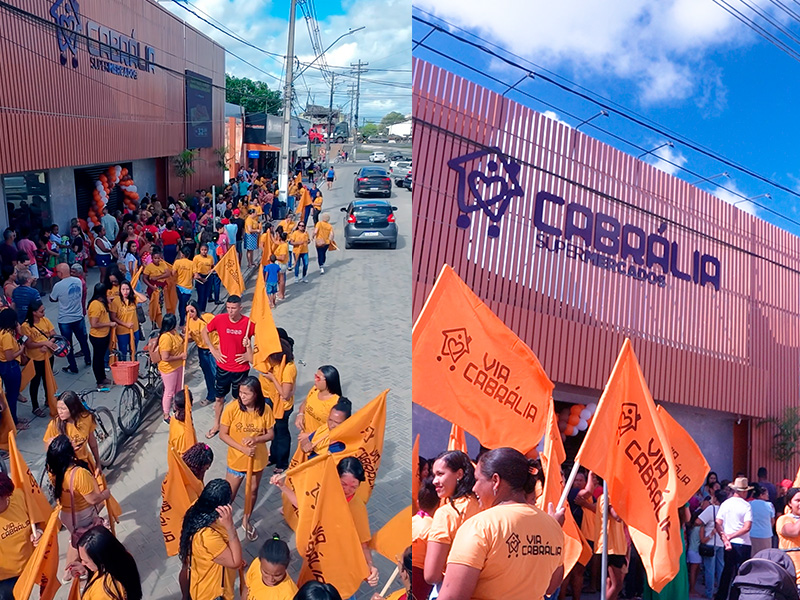 Cabrlia Supermercados reinaugura loja em Itabela e inicia nova fase de modernizao. (Foto: Uiles de Oliveira/BAHIA DIA A DIA)