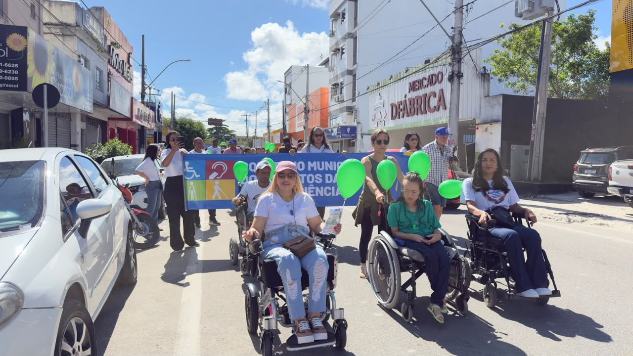 Prefeitura de Eun�polis promove Caminhada do Setembro Verde em defesa da inclus�o