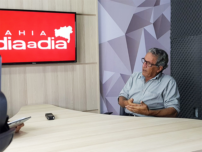 Pedro Vailant, afirma pr�-candidatura deputado estadual. (Foto: Alex Gon�alves/BAHIA DIA A DIA)