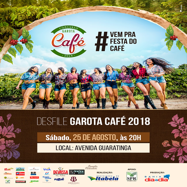 Com grande expectativa, concurso Garota Café acontece neste sábado