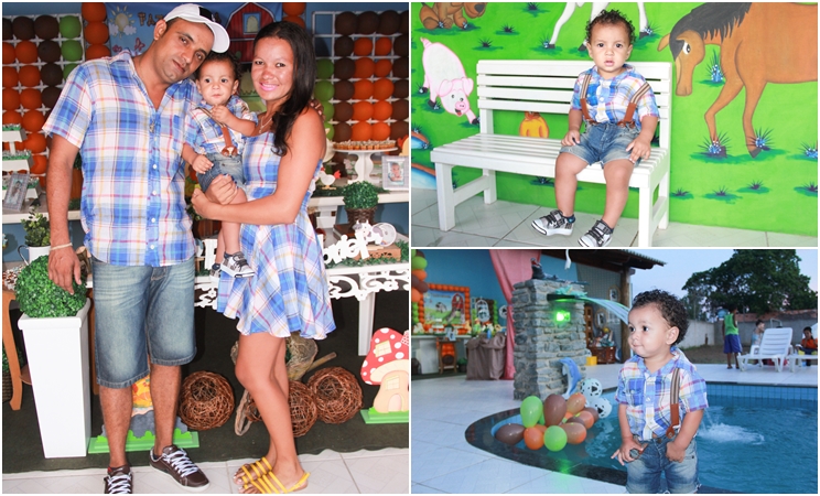 Anivers�rio de Enzo Gabriel (Foto: Alex Barbosa)