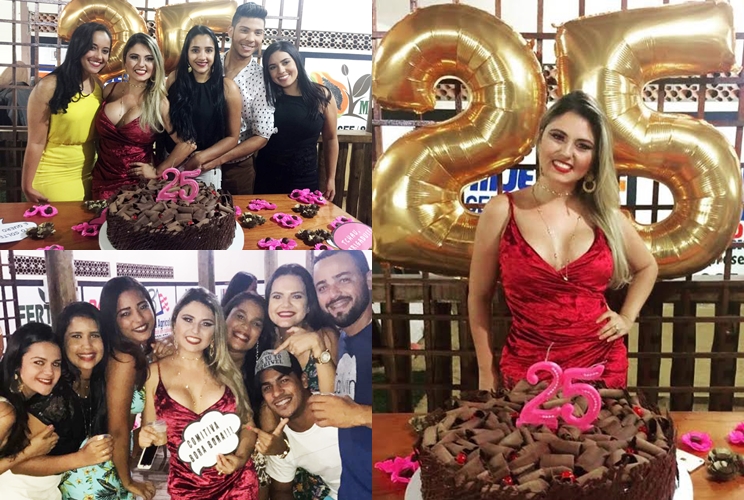 Catrine Bergamini ganha festa surpresa no anivers�rio de 25 anos. (Foto: Arquivo/Pessoal)