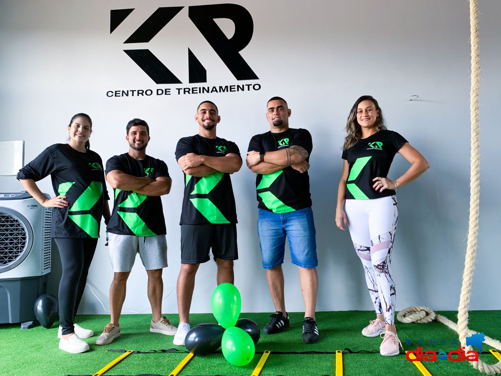 KR Centro de Treinamento apresenta sua equipe em Itabela. (Foto: Alex Gonçalves/BAHIA DIA A DIA)